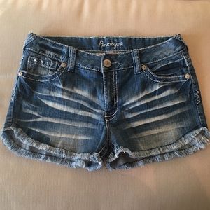 Amethyst Blue Jean Shorts
